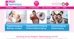 Desktop Screenshot of profi-teppichreinigung.at