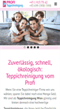 Mobile Screenshot of profi-teppichreinigung.at