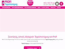 Tablet Screenshot of profi-teppichreinigung.at