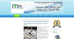 Desktop Screenshot of profi-teppichreinigung.de